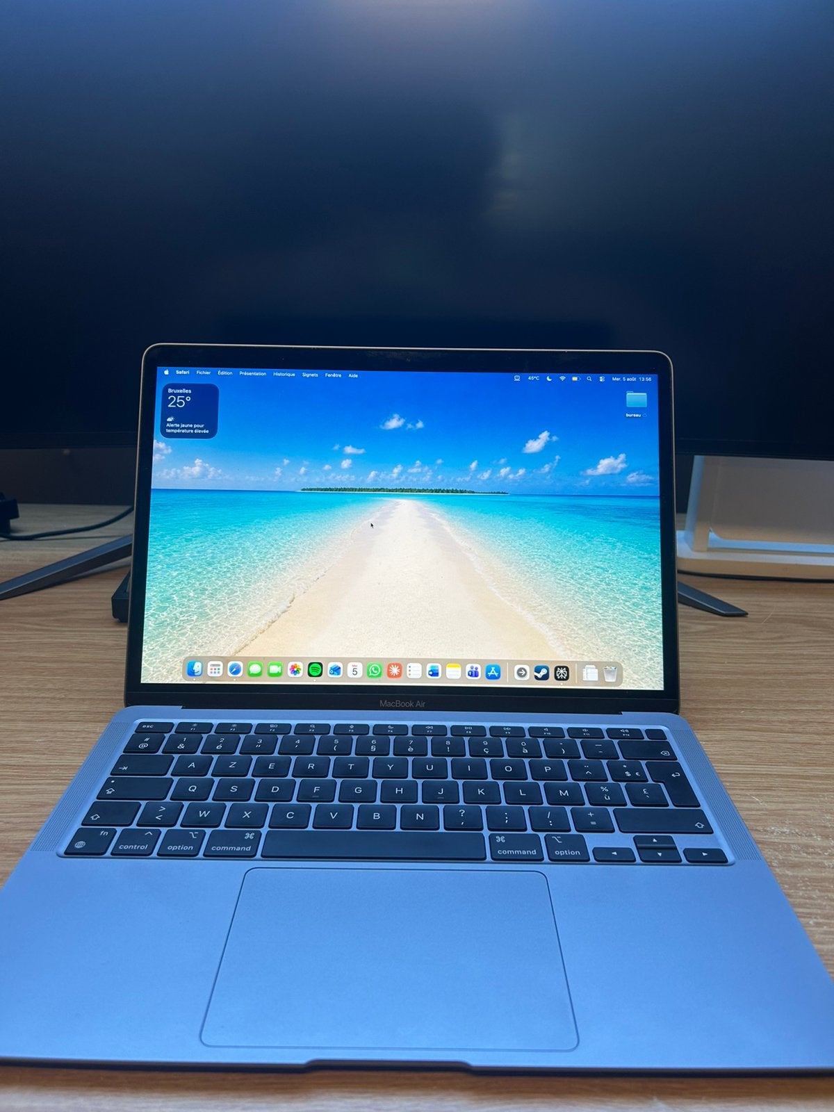 Macbook Air 13" M1 256gb, Ophalen of Verzenden, Zo goed als nieuw, 13 inch, MacBook