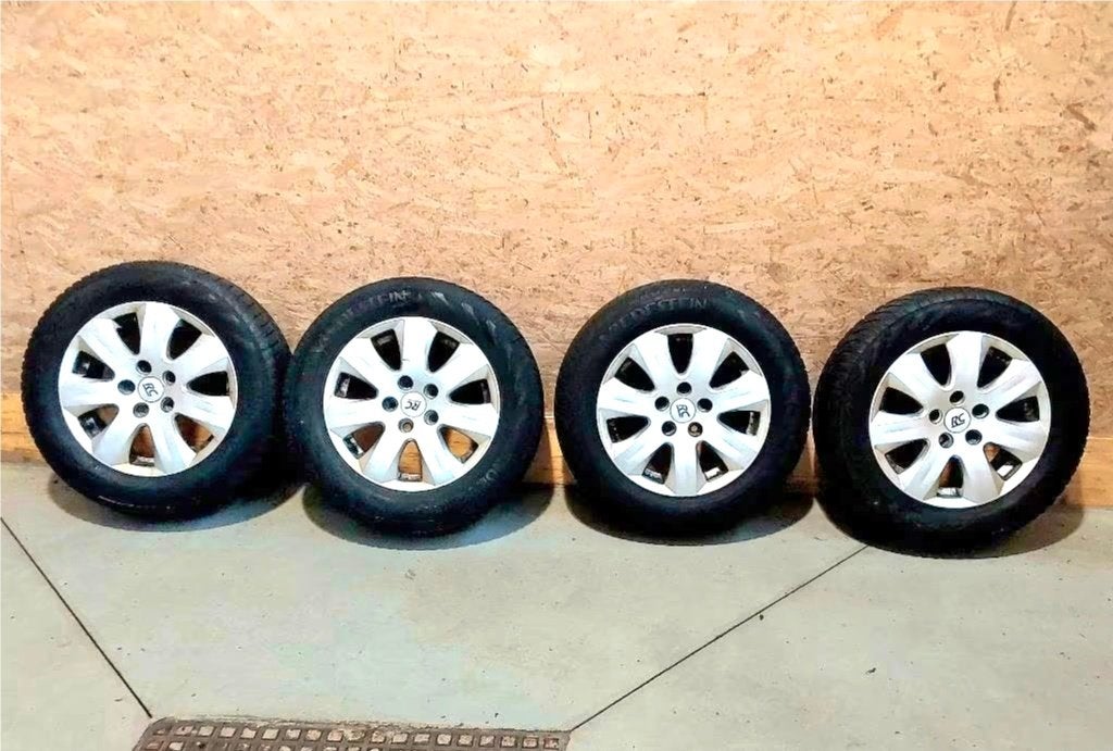 Roues en alliage hiver 195/65-15 pour Skoda, 15 pouces, Pneus et Jantes, Pneus hiver, Enlèvement