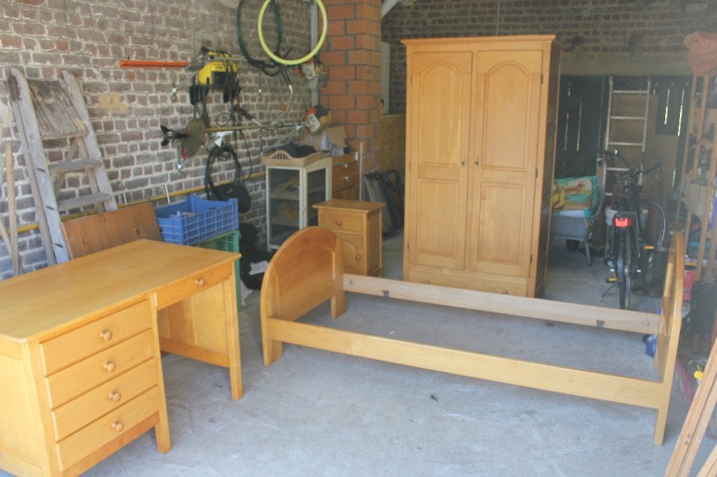 chambre à coucher complète, Maison & Meubles, Enlèvement, Comme neuf, Une personne, Classique