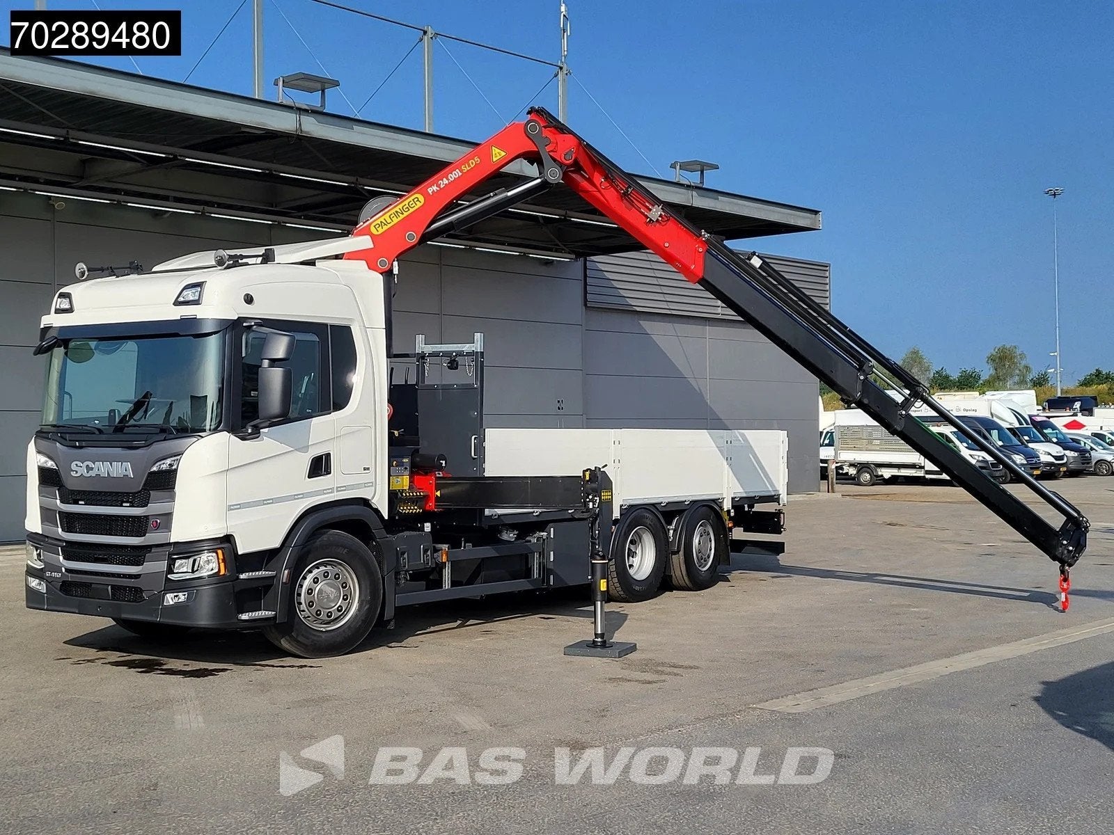 Scania G410 6X2 New! Palfinger PK24.001 SLD 5 Crane Kran Ret, Auto's, Vrachtwagens, Automaat, Stof, Euro 6, Scania