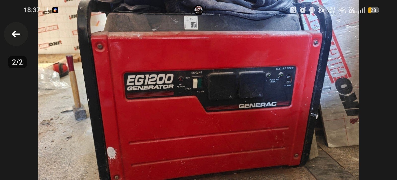 generator, Enlèvement