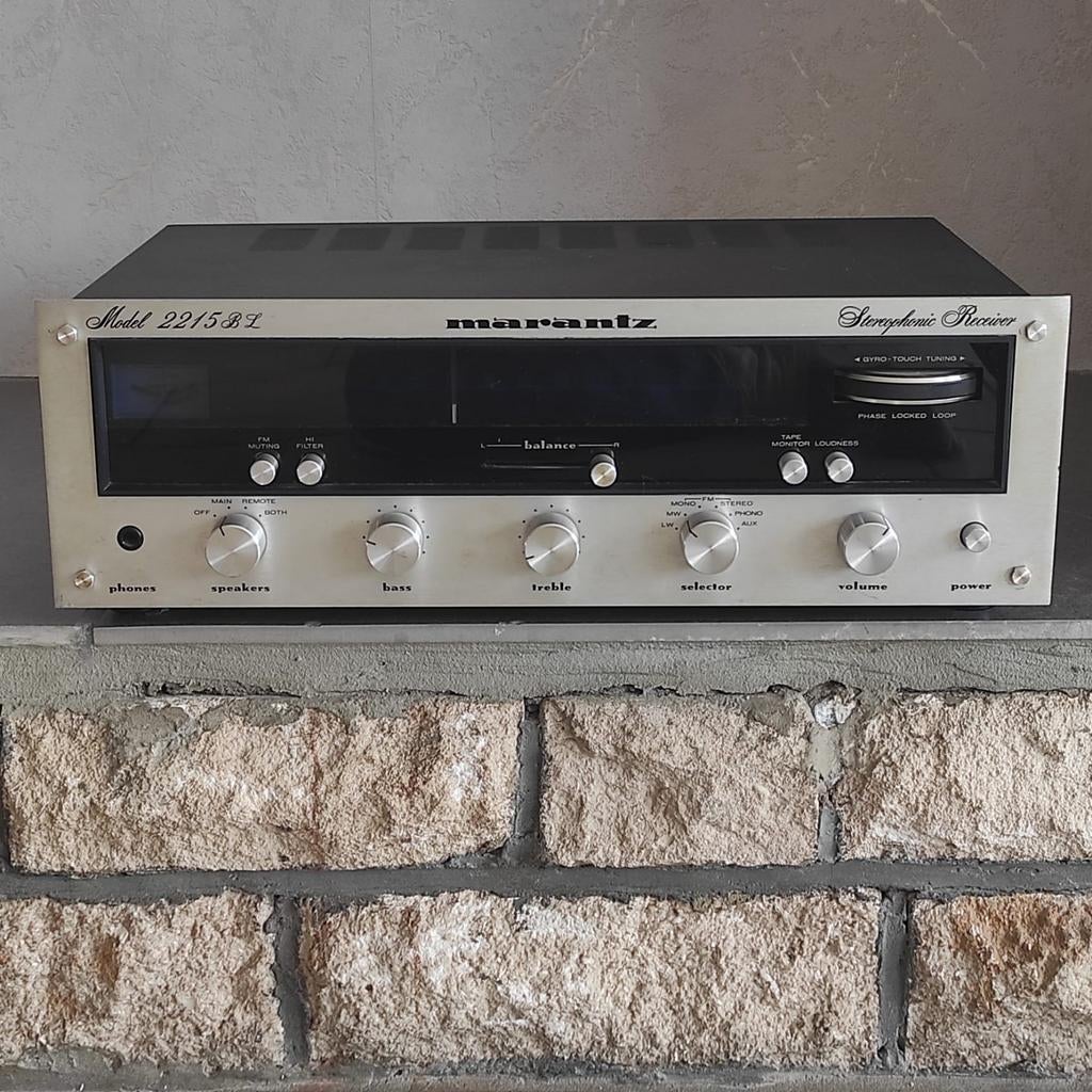 Versterker Marantz model 2215 BL Stereophonic receiver gelui, Audio, Tv en Foto, Versterkers en Ontvangers, Ophalen