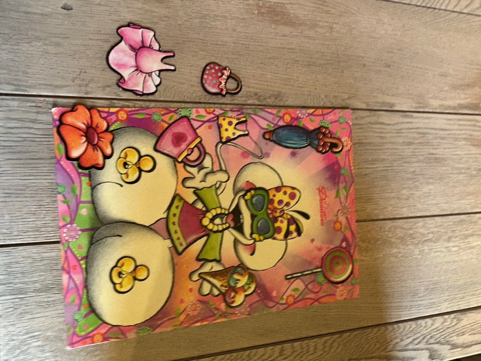 Diddlina magneetbord met magneten, Ophalen, Zo goed als nieuw