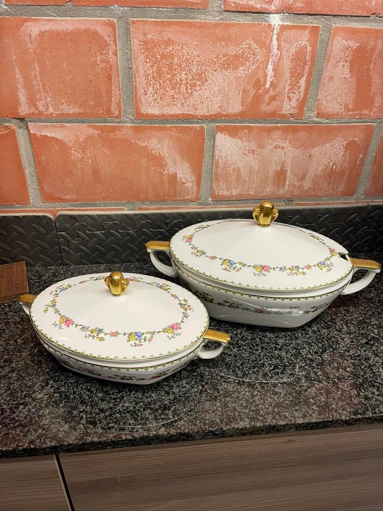 Vondst Vintage TK Thun Porseleinen Terrines  Notariswoning, Antiek en Kunst, Ophalen of Verzenden
