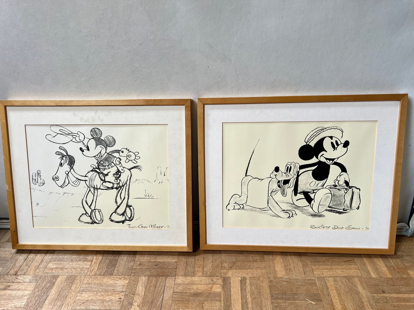 Disney wanddecoratie, Ophalen, Gebruikt, Hout, Ingelijst werk