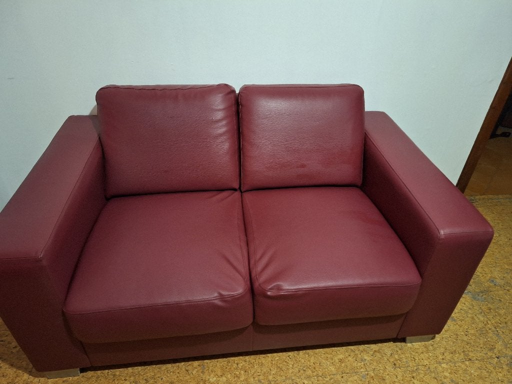 Siège en cuir, Maison & Meubles, Canapés | Salons, 75 à 100 cm, Moins de 150 cm, Banc droit, Comme neuf