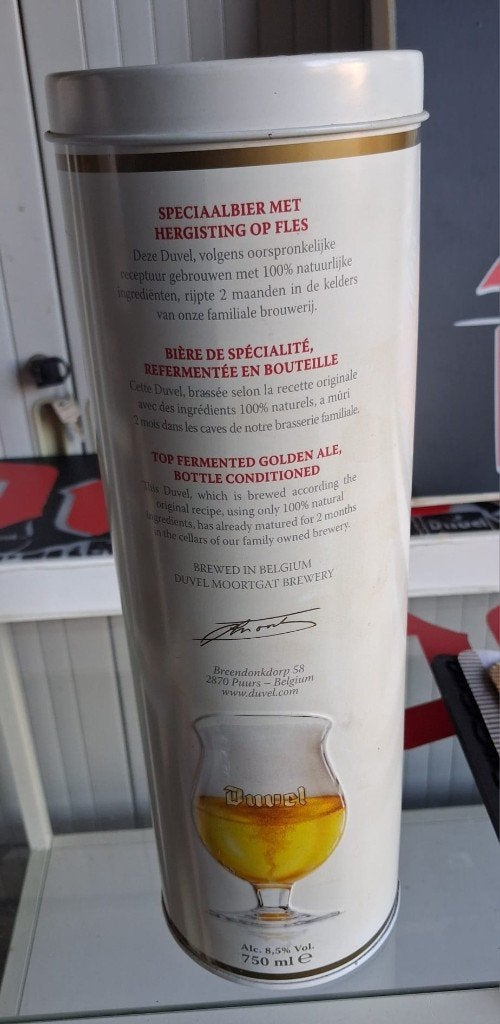 duvel koker, Verzamelen, Biermerken, Ophalen, Zo goed als nieuw, Overige typen, Duvel
