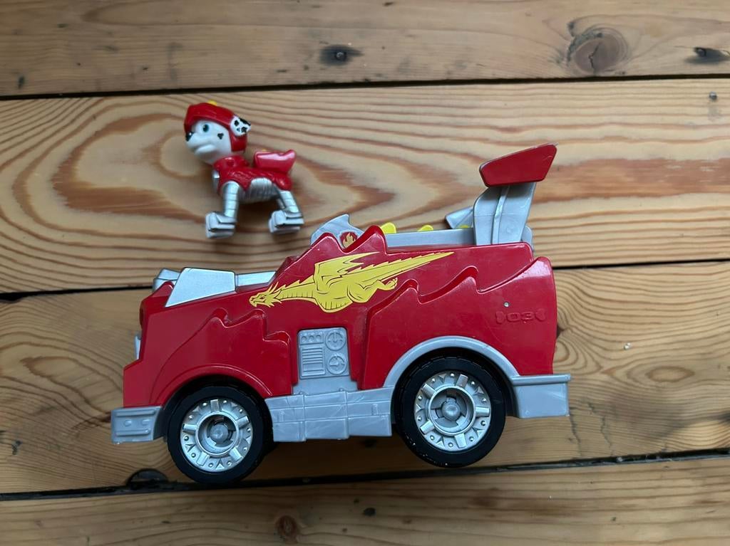 Paw Patrol Brandweerauto & Marshall, Ophalen, Zo goed als nieuw