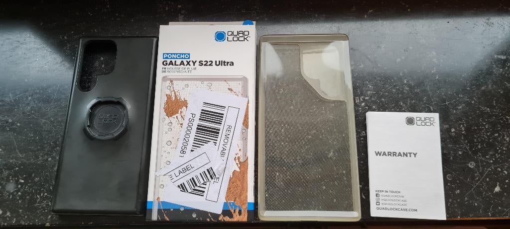 Samsung Galaxy S22 Ultra QuadLock Case & Poncho, Telecommunicatie, Mobiele telefoons | Toebehoren en Onderdelen, Ophalen of Verzenden