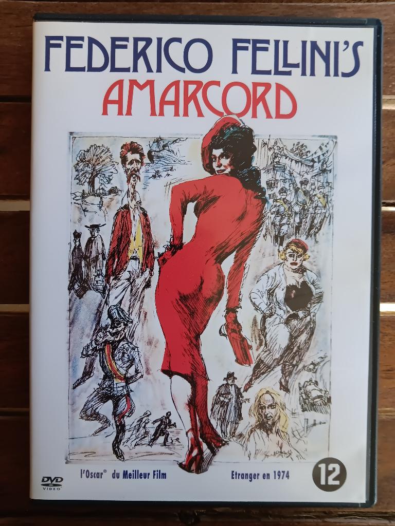 )))  Amarcord  //  Federico Fellini   (((, Cd's en Dvd's, Alle leeftijden, Ophalen of Verzenden, Zo goed als nieuw, Overige genres
