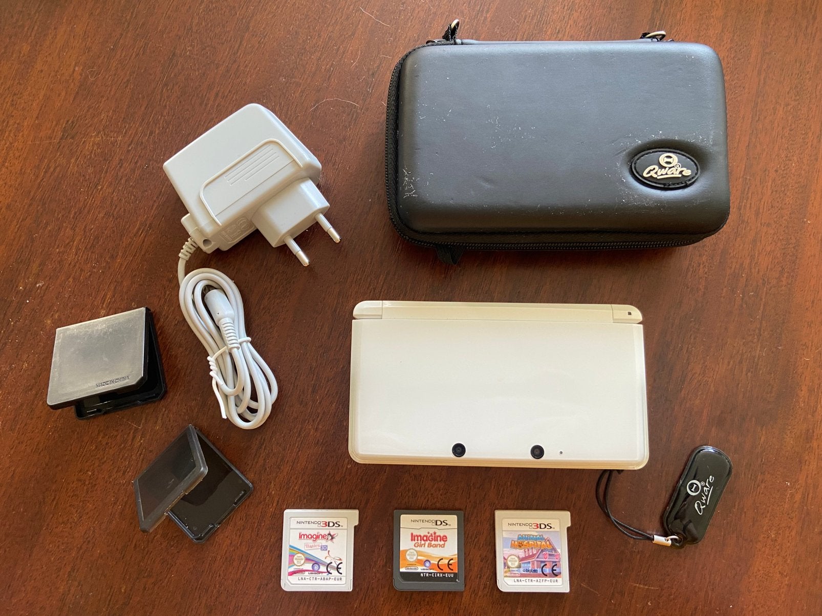 Nintendo 3DS Compleet, Met games, Gebruikt, Wit, Ophalen of Verzenden