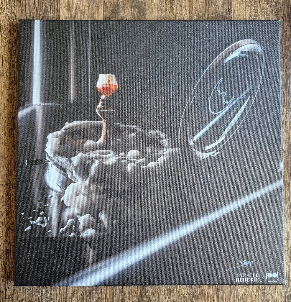 canvas Straffe Hendrik & culinair fotograaf Pieter D'Hoop, Collections, Marques de bière, Enlèvement ou Envoi, Neuf