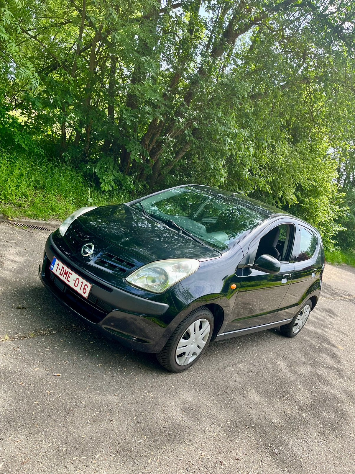 Nissan pixo 1.0i - 109.000km prete a immatriculer, Euro 5, Achat, Boîte manuelle, Noir