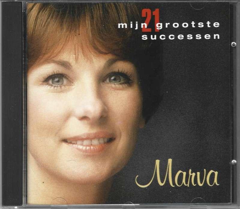 CD Marva – Mijn 21 Grootste Successen, Enlèvement ou Envoi, Comme neuf, Pop