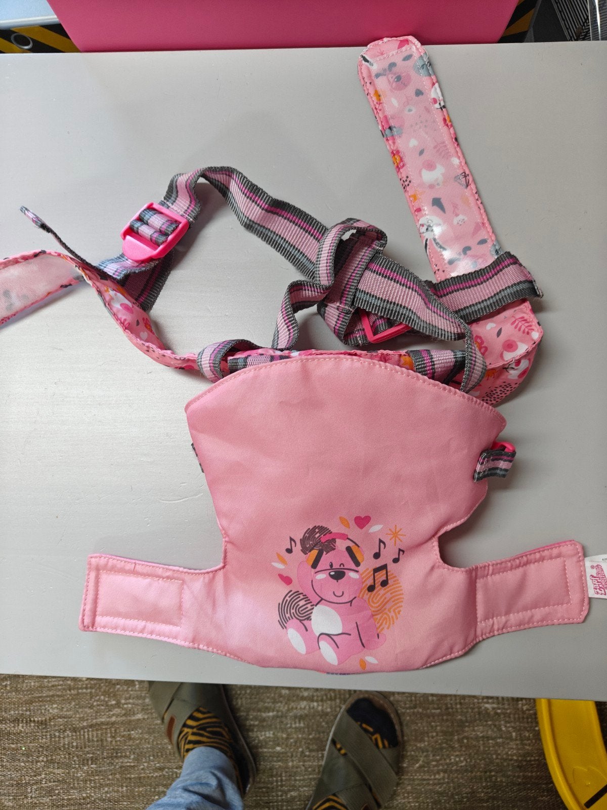 Baby born draagzak roze, Kinderen en Baby's, Ophalen, Nieuw, Babypop