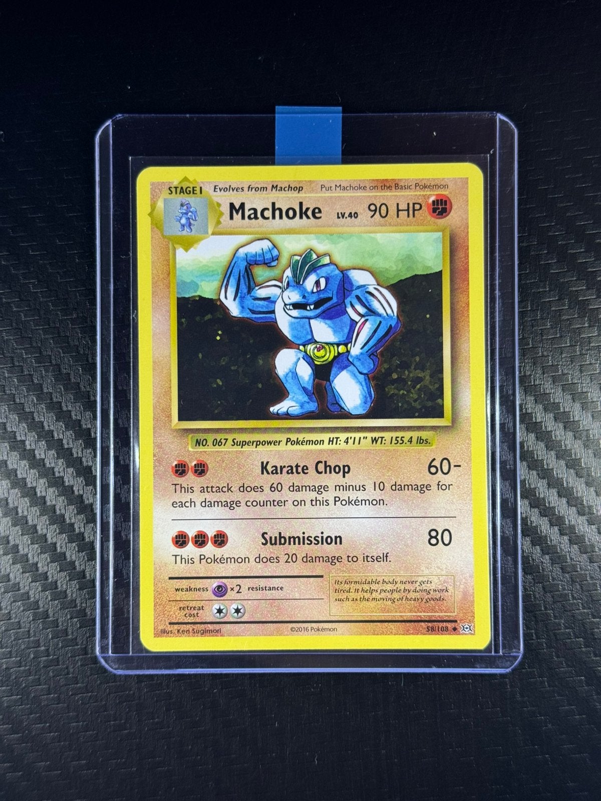 Machoke | Non-Holo | Uncommon | Evolutions | 2016 | #58/108, Verzenden, Zo goed als nieuw, Losse kaart