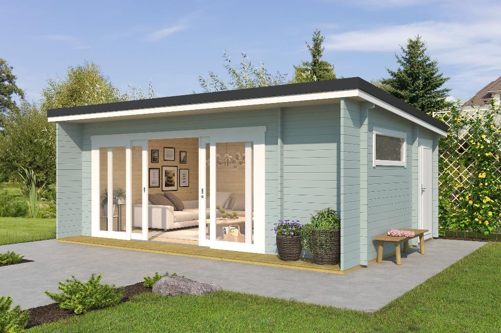 Nieuw Modern tuinhuis Java, Hobby en Vrije tijd, Verzenden, Nieuw