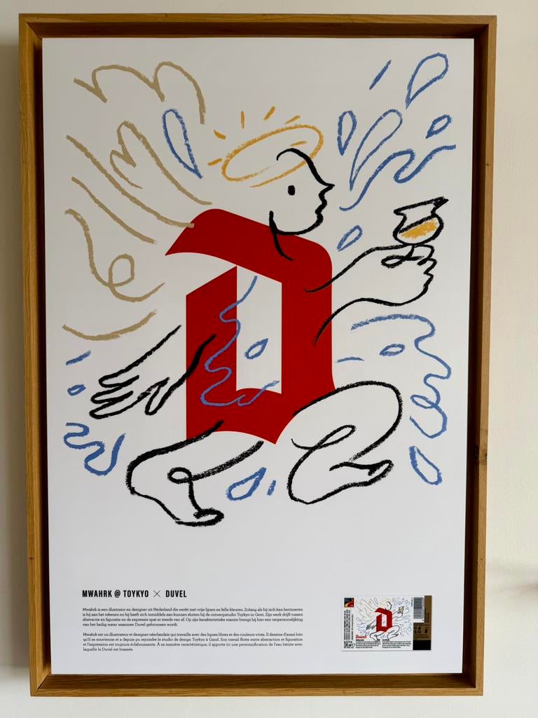 Duvel kader Mwahrk @ Tokyo, Verzamelen, Biermerken, Ophalen, Zo goed als nieuw, Duvel