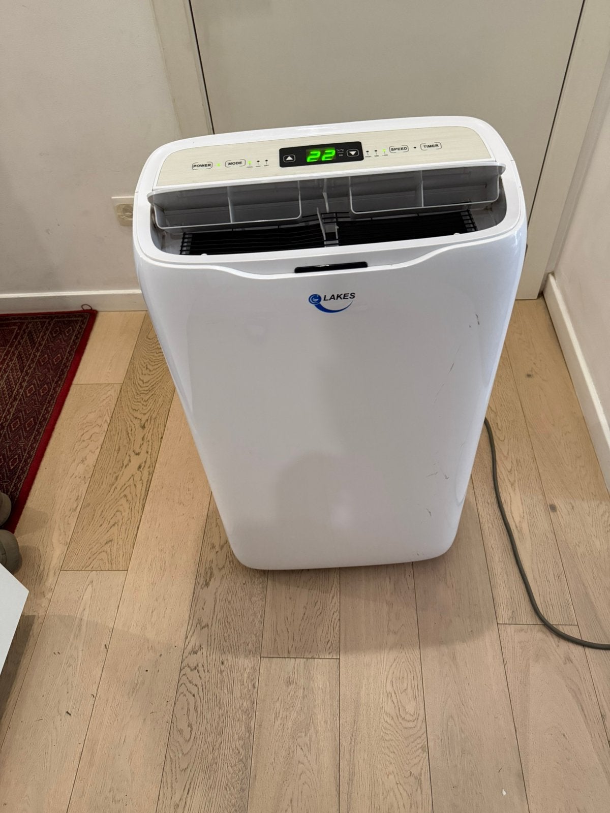 Lakes mobiele airconditioner 1.4000 btu, Ophalen, Zo goed als nieuw