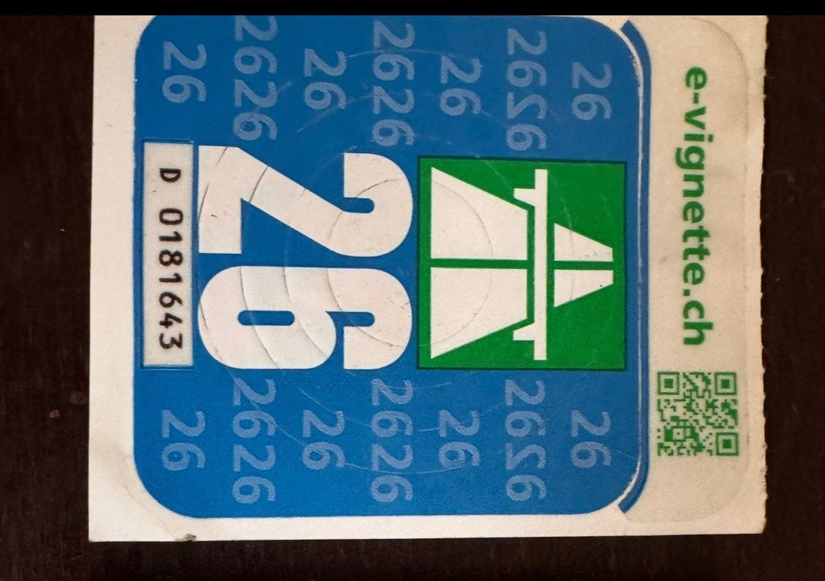 Wegenvignet Zwitserland, Tickets en Kaartjes