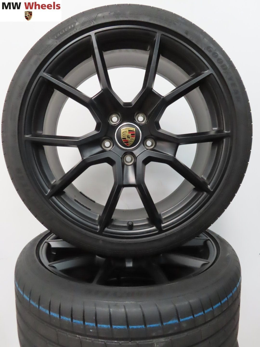 Porsche Taycan 21 inch velgen Origineel Spyder zomerbanden, Autos : Pièces & Accessoires, Pneus & Jantes, Pneus et Jantes, Pneus été