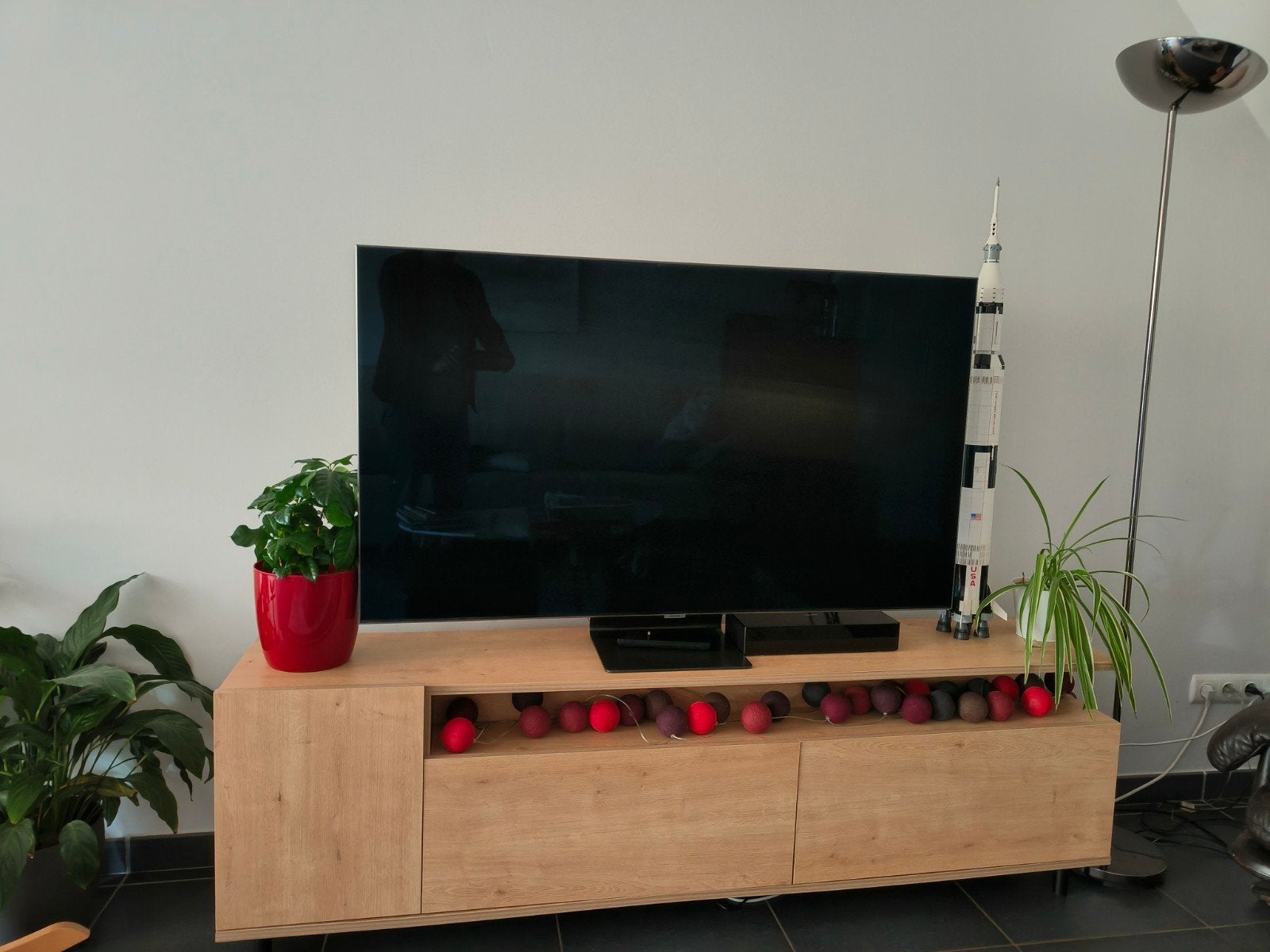 TV kast 180 cm, Huis en Inrichting, Kasten |Televisiemeubels, Ophalen, Modern, tijdloos, 150 tot 200 cm, Zo goed als nieuw