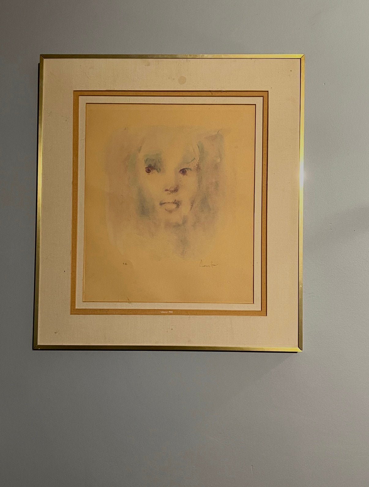 Tableau Leonor Fini, Antiquités & Art, Portrait ou Personnes, Autres techniques, Signé, Enlèvement