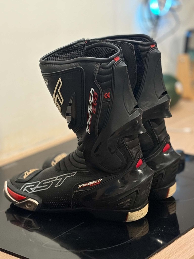 Bottes de moto RST TracTech Evo taille 43 - noir/rouge, RST, Seconde main, Hommes, Bottes