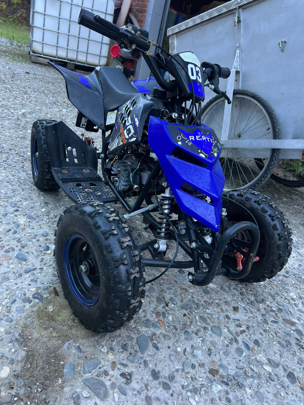 Minquad 49cc, Ophalen, Zo goed als nieuw
