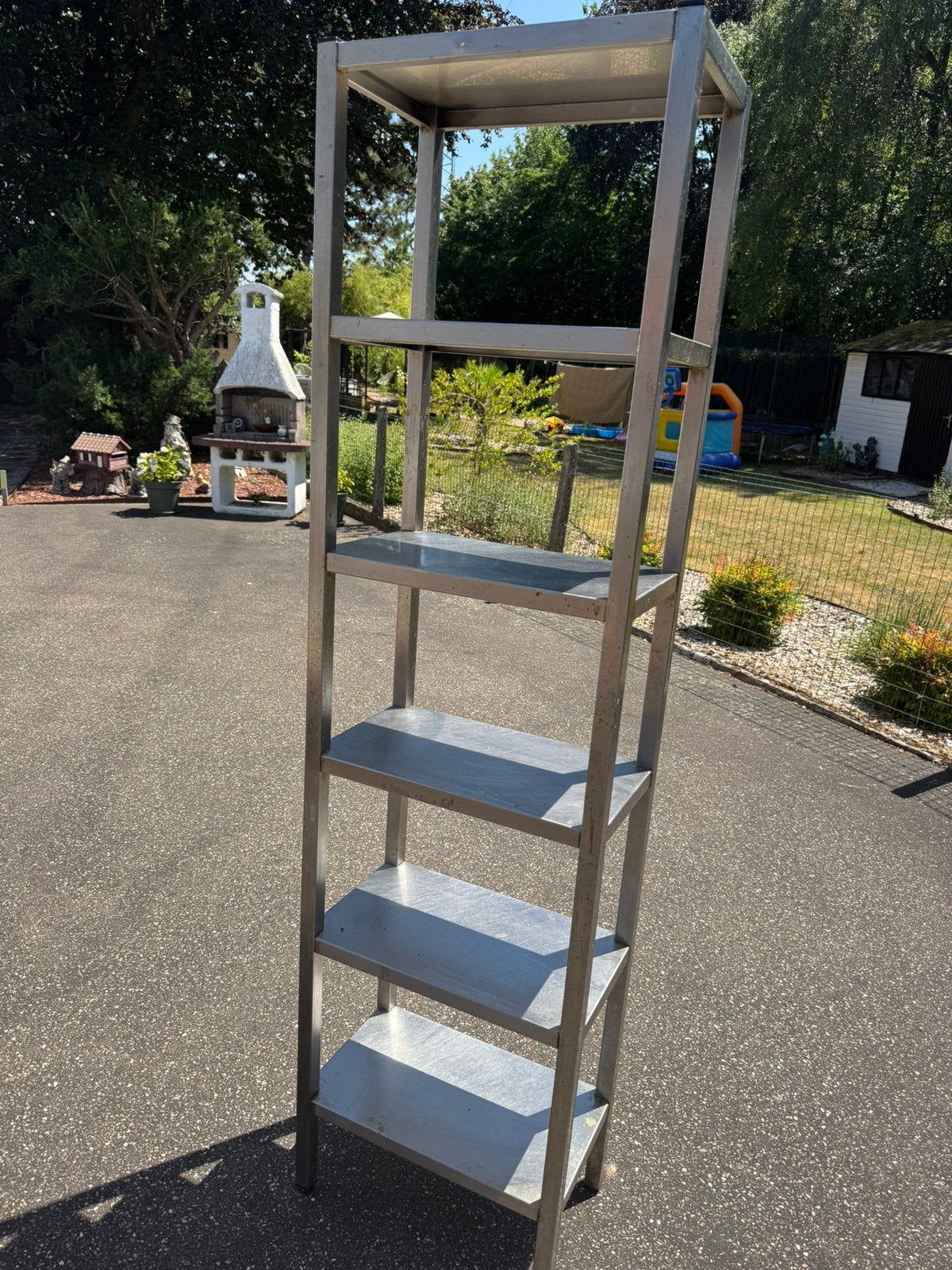 2 inox staan rekjes, Enlèvement