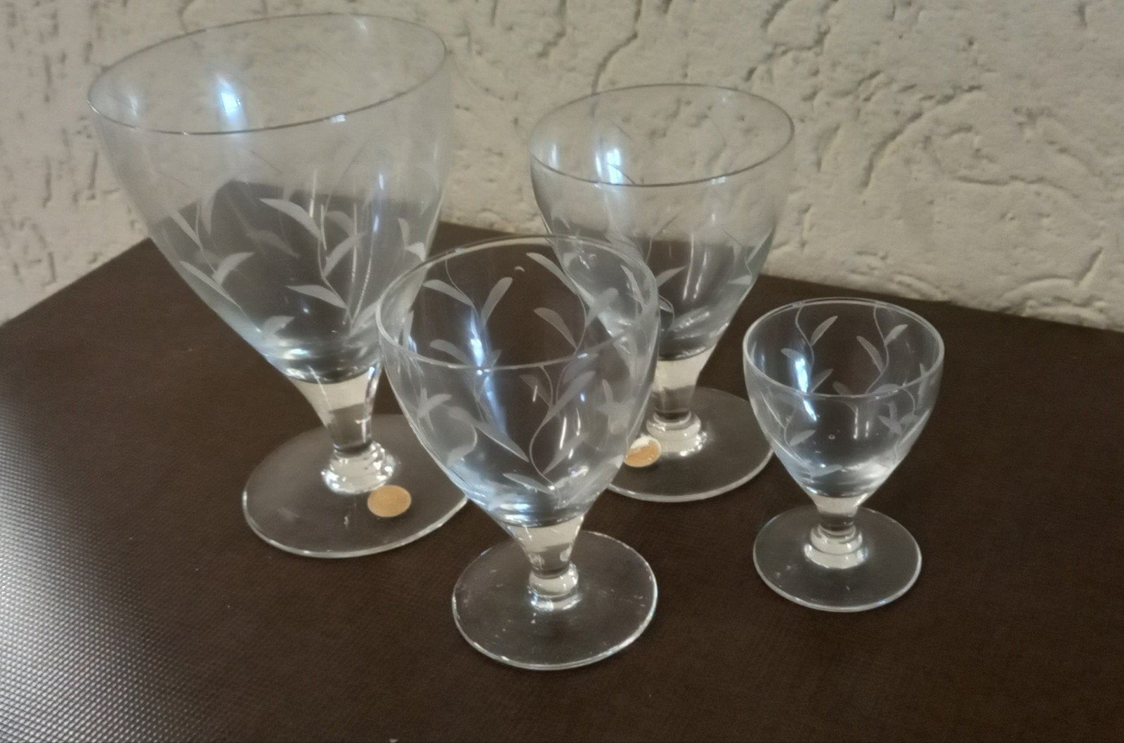 32-delig vintage glasservies, Ophalen