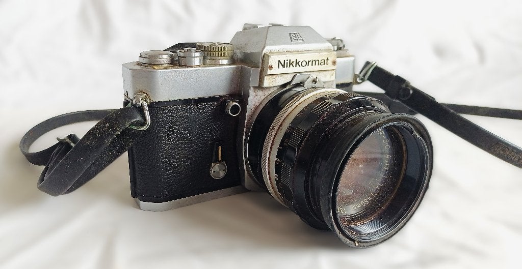 Appareil photo Nikkormat EL, objectif Nikkor 50 mm, Enlèvement, Utilisé, Reflex miroir, Nikon