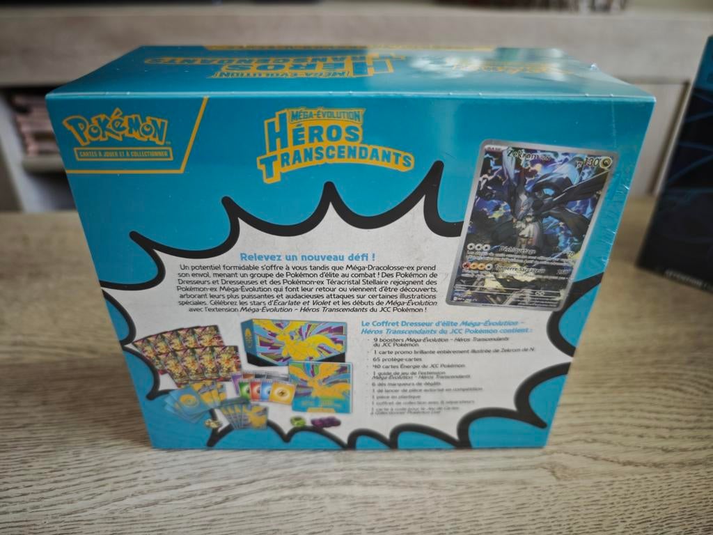 ETB coffret Dresseur d'élite ME2.5 héros Transcendants, Enlèvement
