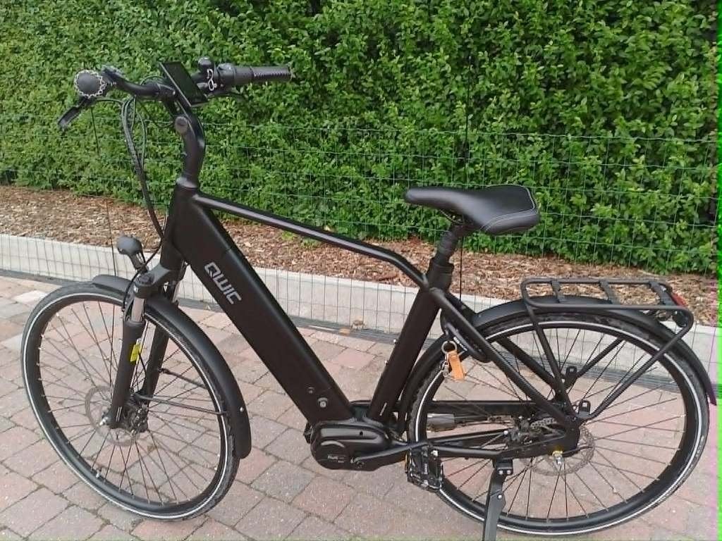 Elektrische heren fiets Qwic, Fietsen en Brommers, Elektrische fietsen, 59 cm of meer, Ophalen, Gebruikt, Qwic