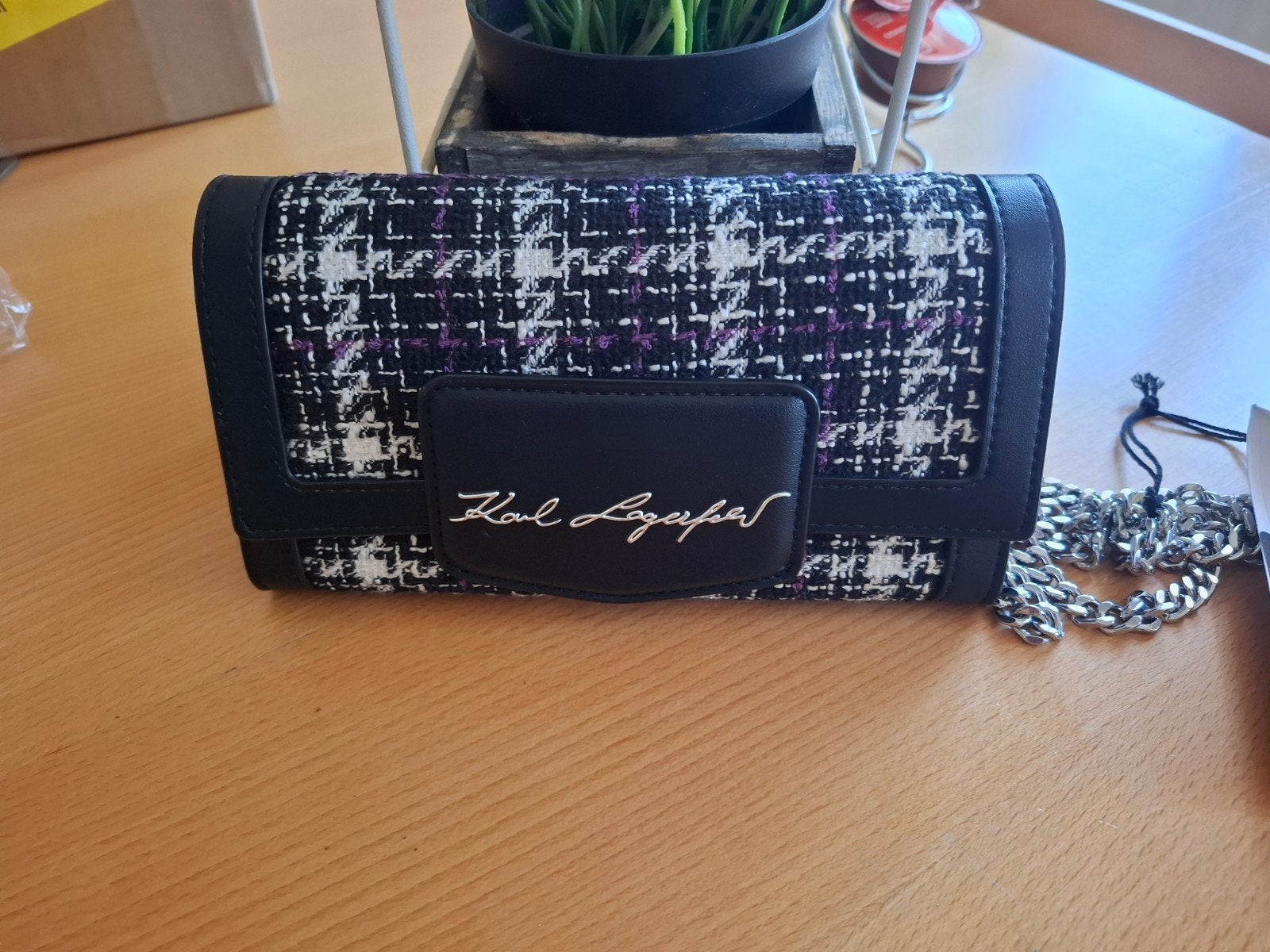 Karl Lagerfeld etui, Ophalen of Verzenden, Nieuw, Zwart, Avondtasje