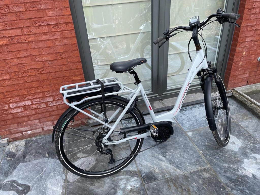 Oxford box 5.0 dames e-bike, Zo goed als nieuw, 47 tot 51 cm, 50 km per accu of meer, Ophalen