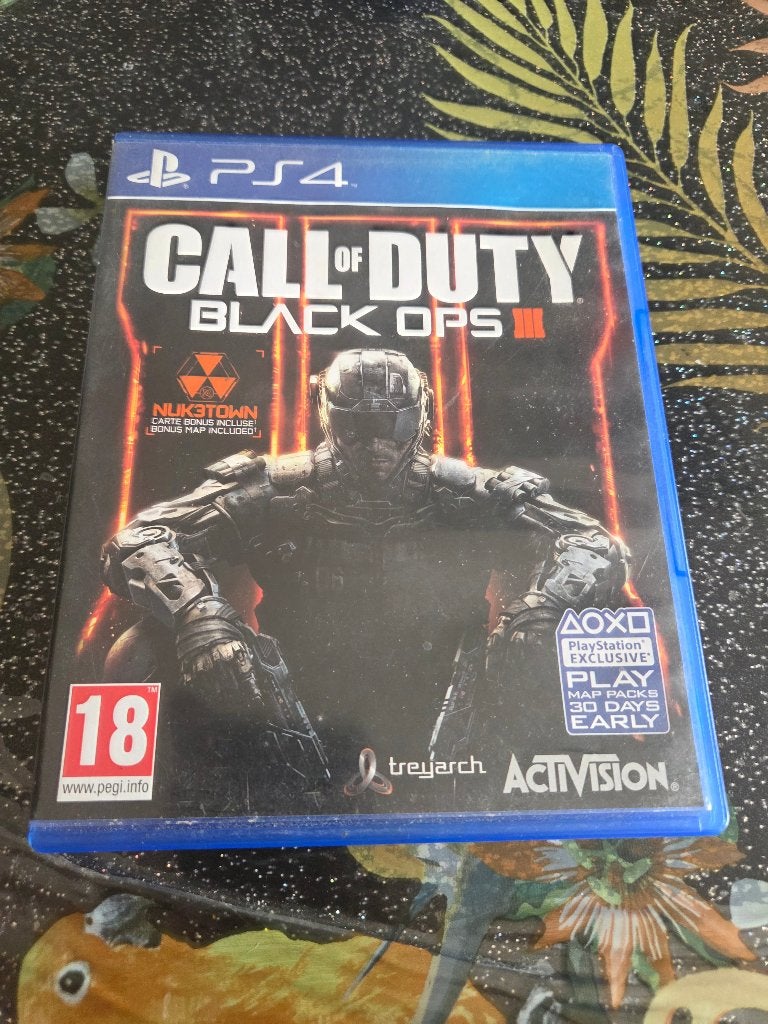 Jeu ps4 call of duty black ops 3, Enlèvement, Comme neuf