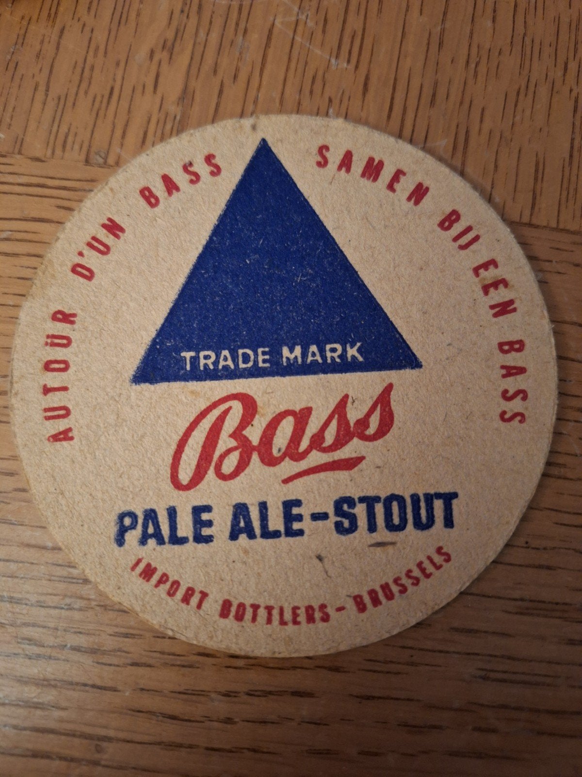 oud bierviltje brouwerij Bass Pale ale, Verzamelen, Ophalen of Verzenden