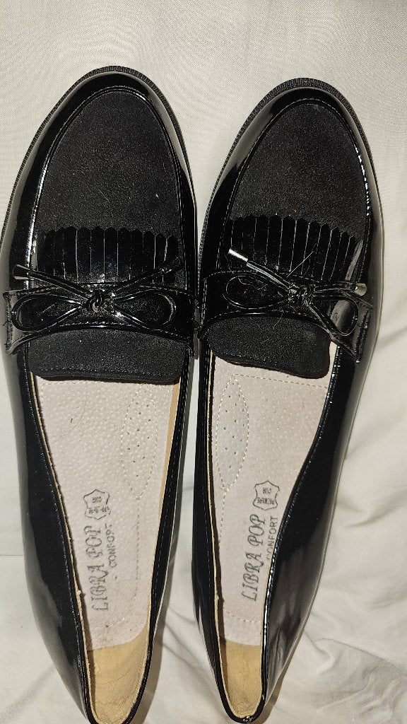 Zwarte mocassin, Schoenen met lage hakken, Sans marque, Zwart, Nieuw