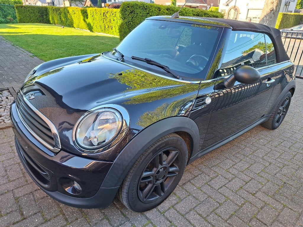Mini One Cabrio/1.6i/11-2015/Clim/NOUVEL EMBRAYAGE/Capteurs, Auto's, Mini, Stof, 4 cilinders, Zwart, Bedrijf