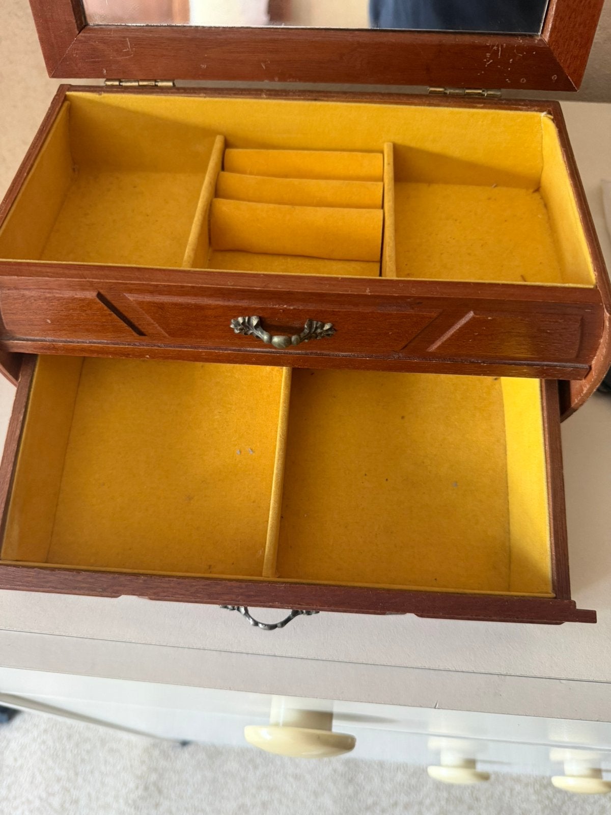 Vintage juwelen kistje, Ophalen, Zo goed als nieuw