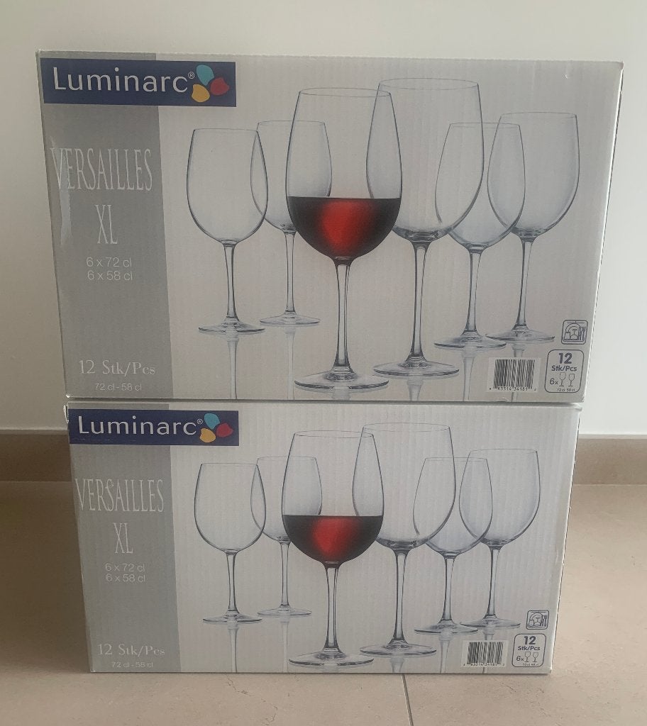Nouveau - 24 verres à vin, Collections, Enlèvement, Neuf, Verres et Verres à shot