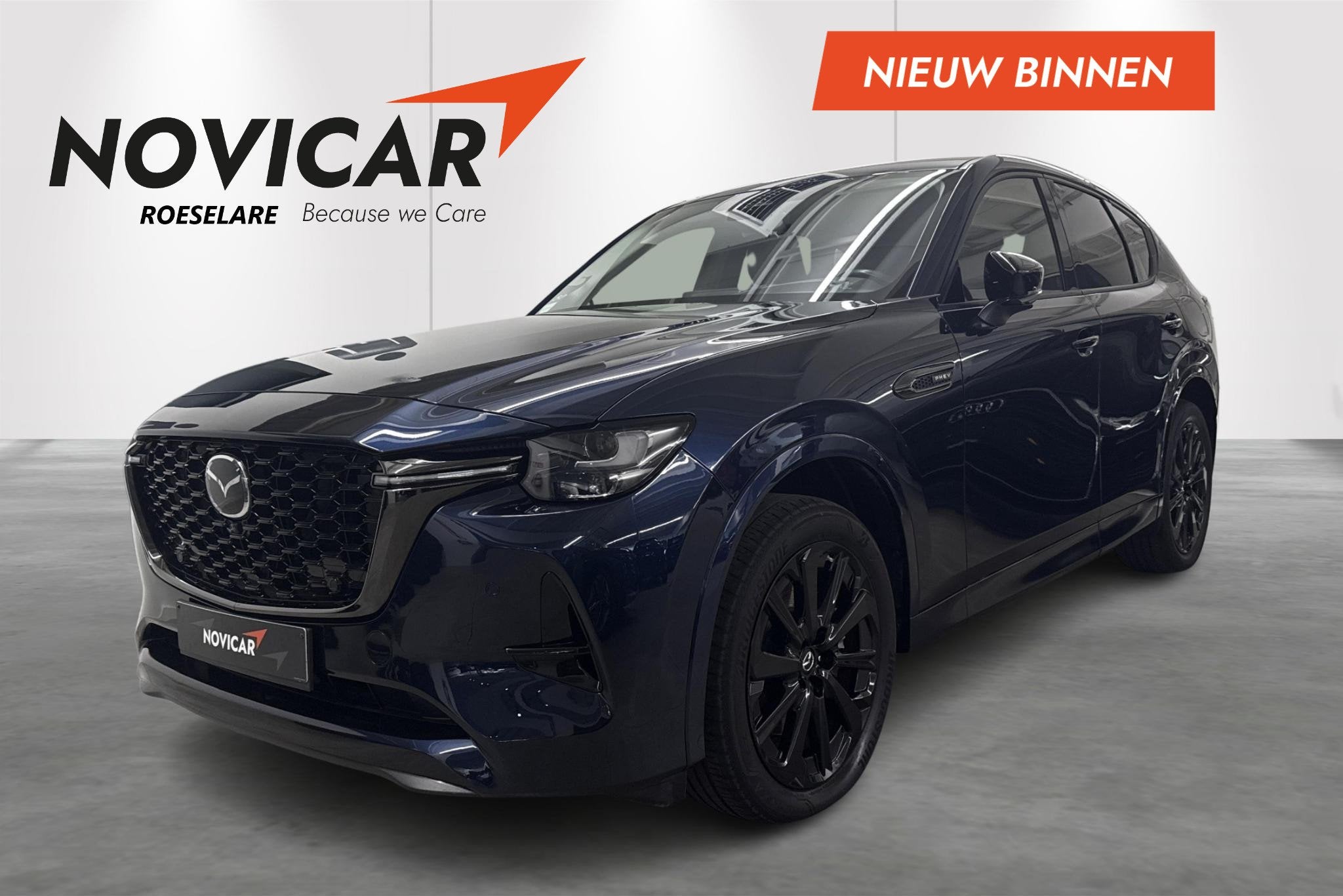 Mazda CX-60 2.5 PHEV Homura, Auto's, Mazda, 241 kW, Stof, Blauw, 2500 kg