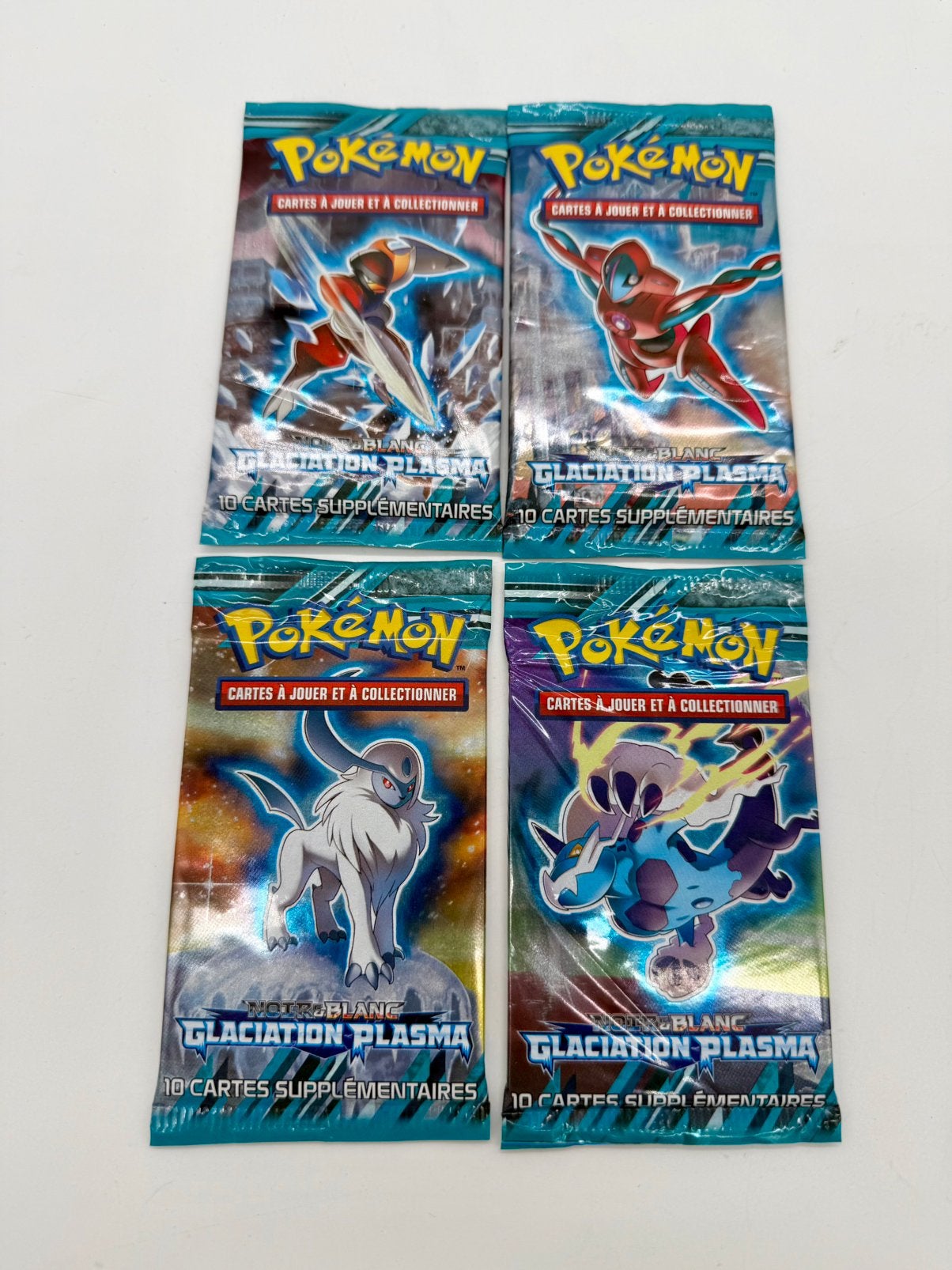 Pokémon TCG Artset Glaciation Plasma 4x Booster, Hobby & Loisirs créatifs, Enlèvement ou Envoi, Neuf, Booster, Foil