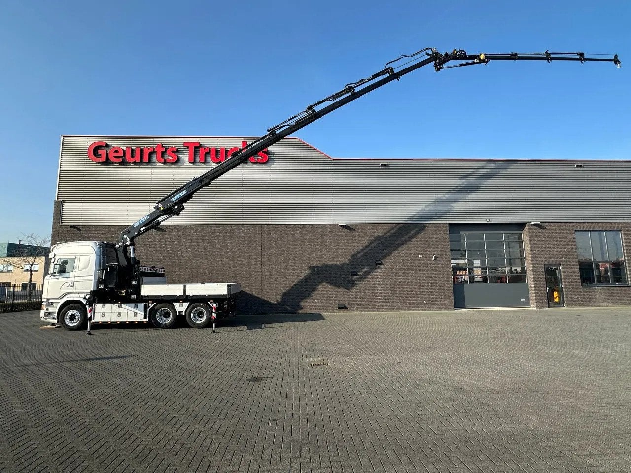 Scania R580 V8 6X4 TREKKER/TRACTOR/SZM MET EFFER 315/6S + JI, Argent ou Gris, Achat, Euro 6, Scania