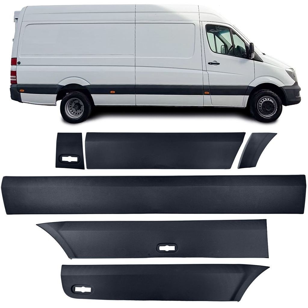 Set Sierlijsten Bumperlijsten Rechts Mercedes Sprinter W906, Envoi