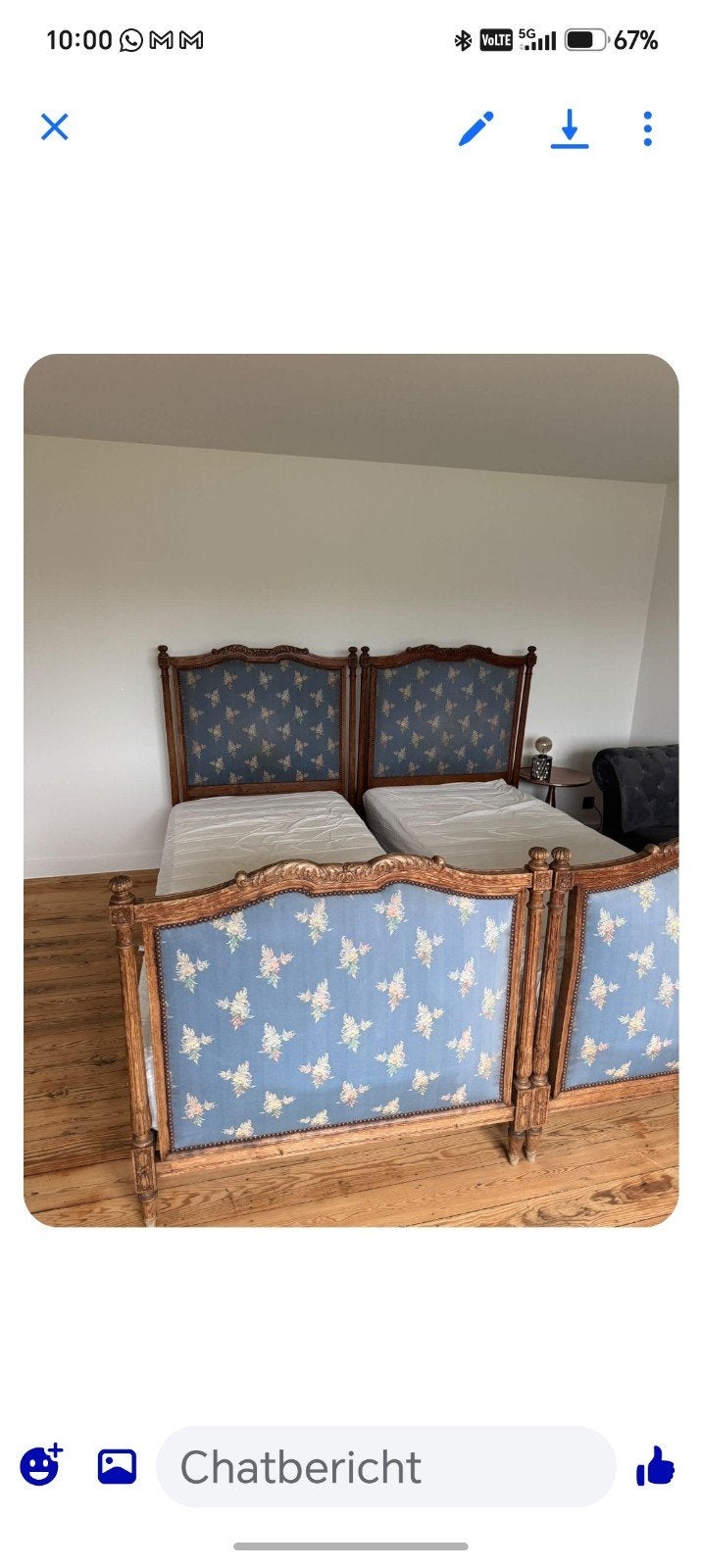 2 lits anciens, Maison & Meubles, Enlèvement