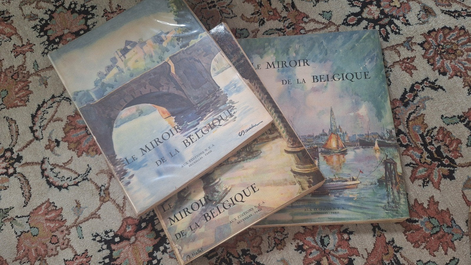le miroir de la Belgique 3 tomes 1927, Plusieurs auteurs : Braun, Virrès, Garnir, van de Walle..., Ophalen, 20e eeuw of later