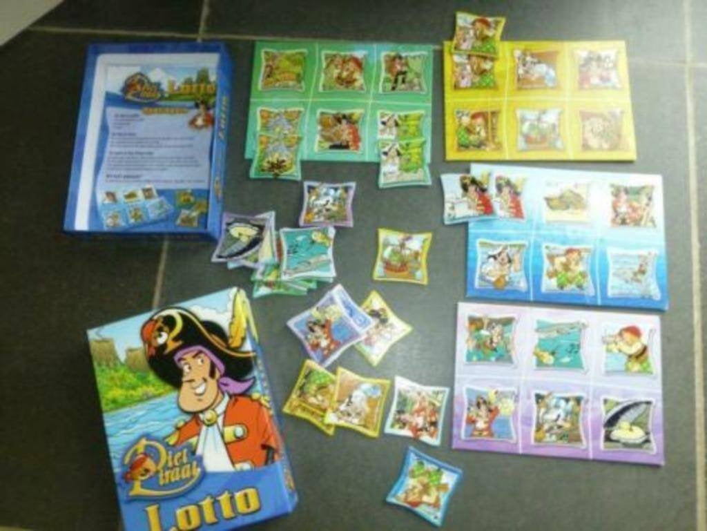Lotto gezelschapsspel - spel Piet Piraat, Gebruikt, Ophalen of Verzenden, Een of twee spelers, Studio 100