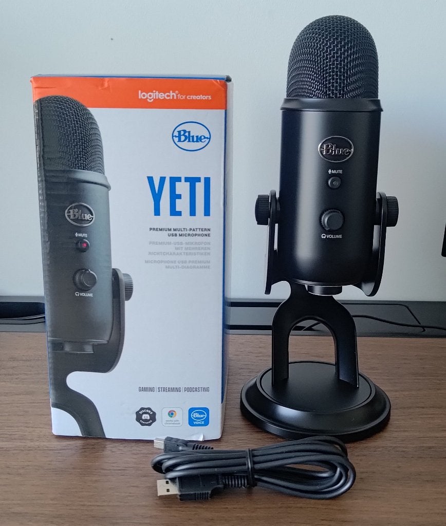 Blue Yeti Miccrophone - Black, Ophalen of Verzenden, Zo goed als nieuw